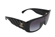 Load image into Gallery viewer, CHANEL シャネル サングラス アイウェア 71466A S0116 ココマーク アセテート プラスチック ブラック 美品 中古 4b013281