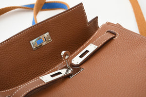 極美品 エルメス ケリーアドPM トゴ ゴールド シルバー金具 D刻印 リュックサック バッグ 4b013283