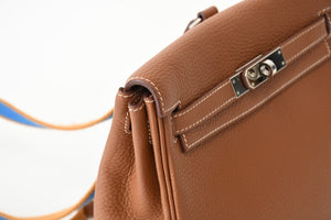 極美品 エルメス ケリーアドPM トゴ ゴールド シルバー金具 D刻印 リュックサック バッグ 4b013283