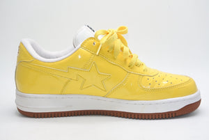A BATHING APE × SPONGEBOB スポンジボブ アベイシングエイプ ベイプスタ イエロー 28.5cm 美品 中古 4b013346