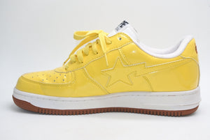 A BATHING APE × SPONGEBOB スポンジボブ アベイシングエイプ ベイプスタ イエロー 28.5cm 美品 中古 4b013346