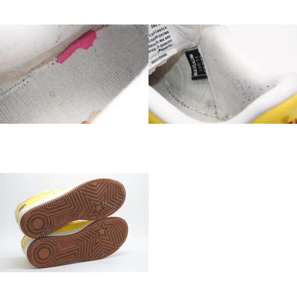 A BATHING APE × SPONGEBOB スポンジボブ アベイシングエイプ ベイプスタ イエロー 28.5cm 美品 中古 4b013346