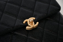 Load image into Gallery viewer, 新品未使用 CHANEL シャネル マトラッセ チェーンリュック バックパック ランダム番台 キャビアスキン ブラック ゴールド金具 中古 4b013292