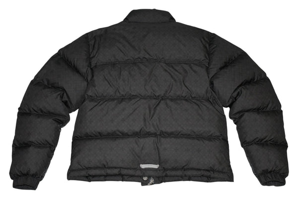 新品同様 CHROME HEARTS クロムハーツ STIFF V2 ダウンジャケット ダガージップ クロスボールボタン ブラック シルバー金具 サイズS 中古 4b013377