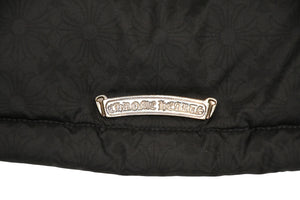 新品同様 CHROME HEARTS クロムハーツ STIFF V2 ダウンジャケット ダガージップ クロスボールボタン ブラック シルバー金具 サイズS 中古 4b013377