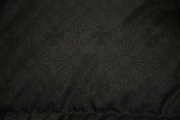 新品同様 CHROME HEARTS クロムハーツ STIFF V2 ダウンジャケット ダガージップ クロスボールボタン ブラック シルバー金具 サイズS 中古 4b013377