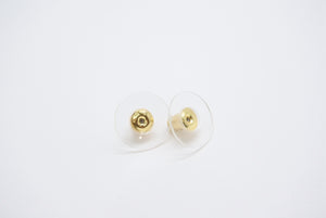 極美品 CHANEL シャネル ココマーク ゴールドグリッターラメ ピアス 重量約3.1g 10CSV刻印 メタル GP ゴールドラメ 両耳用 中古 4b002824