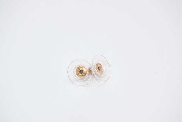 極美品 CHANEL シャネル ココマーク ピアス 重量約2.0g 04A刻印 カラーストーン メタル GP ゴールド マルチカラー 両耳用 中古 4b012966
