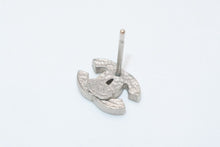 Load image into Gallery viewer, 極美品 CHANEL シャネル ラインストーン ココマーク ピアス 両耳用 重量約1.6g シルバー クリア メタル 中古 4b012976