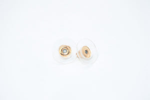CHANEL シャネル ココマーク ピアス 重量約3.6g 01P刻印 ラインストーン メタル ゴールド クリア 両耳用 美品 中古 4b12965
