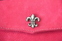 Load image into Gallery viewer, CHROME HEARTS クロムハーツ DOC ADAMS ドッグアダムス BS FLEUR BSフレア ハンドバッグ ヌバックレザー ピンク 美品 中古 4b013460