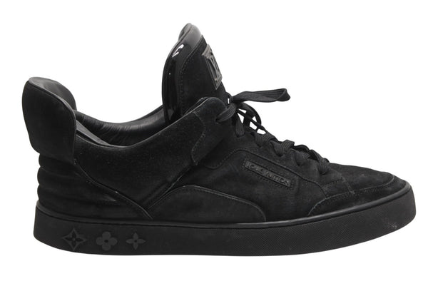 LOUIS VUITTON ルイヴィトン KANYEWEST カニエウェスト ドンズ 09AW レザー スニーカー ブラック 美品 中古 4b013347