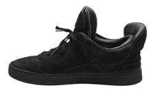 Load image into Gallery viewer, LOUIS VUITTON ルイヴィトン KANYEWEST カニエウェスト ドンズ 09AW レザー スニーカー ブラック 美品 中古 4b013347