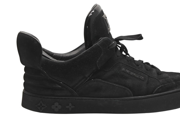 LOUIS VUITTON ルイヴィトン KANYEWEST カニエウェスト ドンズ 09AW レザー スニーカー ブラック 美品 中古 4b013347
