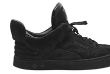 Load image into Gallery viewer, LOUIS VUITTON ルイヴィトン KANYEWEST カニエウェスト ドンズ 09AW レザー スニーカー ブラック 美品 中古 4b013347