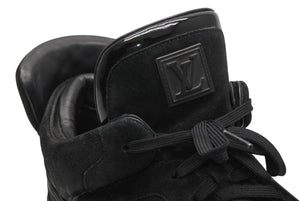 LOUIS VUITTON ルイヴィトン KANYEWEST カニエウェスト ドンズ 09AW レザー スニーカー ブラック 美品 中古 4b013347