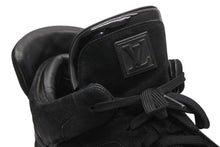 Load image into Gallery viewer, LOUIS VUITTON ルイヴィトン KANYEWEST カニエウェスト ドンズ 09AW レザー スニーカー ブラック 美品 中古 4b013347