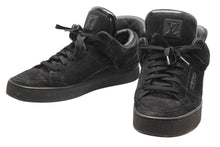 Load image into Gallery viewer, LOUIS VUITTON ルイヴィトン KANYEWEST カニエウェスト ドンズ 09AW レザー スニーカー ブラック 美品 中古 4b013347