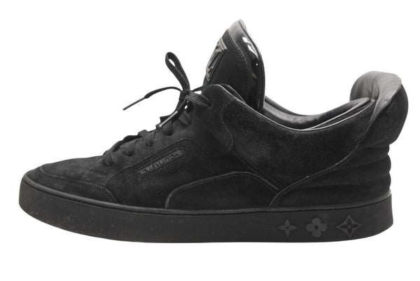 LOUIS VUITTON ルイヴィトン KANYEWEST カニエウェスト ドンズ 09AW レザー スニーカー ブラック 美品 中古 4b013347