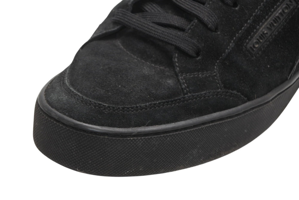 LOUIS VUITTON KANYEWEST Kanye West Dons 09AW Leather Sneakers Black Good Condition Used 4b013347