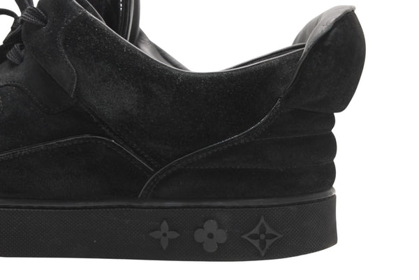 LOUIS VUITTON ルイヴィトン KANYEWEST カニエウェスト ドンズ 09AW レザー スニーカー ブラック 美品 中古 4b013347