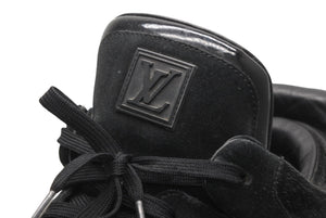 LOUIS VUITTON ルイヴィトン KANYEWEST カニエウェスト ドンズ 09AW レザー スニーカー ブラック 美品 中古 4b013347