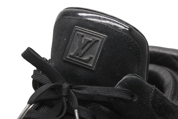 LOUIS VUITTON ルイヴィトン KANYEWEST カニエウェスト ドンズ 09AW レザー スニーカー ブラック 美品 中古 4b013347