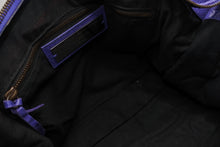 Load image into Gallery viewer, BALENCIAGA バレンシアガ ザシティ 2WAY ハンドバッグ 115748 レザー パープル ゴールド金具 美品 中古 4b013361