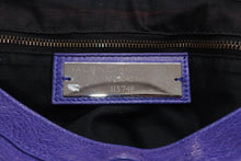 Load image into Gallery viewer, BALENCIAGA バレンシアガ ザシティ 2WAY ハンドバッグ 115748 レザー パープル ゴールド金具 美品 中古 4b013361