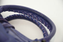 Load image into Gallery viewer, BALENCIAGA バレンシアガ ザシティ 2WAY ハンドバッグ 115748 レザー パープル ゴールド金具 美品 中古 4b013361