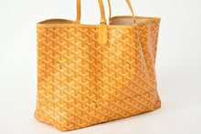 Load image into Gallery viewer, 極美品 GOYARD ゴヤール サンルイPM バッグ トートバッグ STLCROPMLTY02CL02P PVC レザー イエロー シルバー金具 中古 4b013408