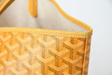 Load image into Gallery viewer, 極美品 GOYARD ゴヤール サンルイPM バッグ トートバッグ STLCROPMLTY02CL02P PVC レザー イエロー シルバー金具 中古 4b013408