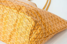 Load image into Gallery viewer, 極美品 GOYARD ゴヤール サンルイPM バッグ トートバッグ STLCROPMLTY02CL02P PVC レザー イエロー シルバー金具 中古 4b013408