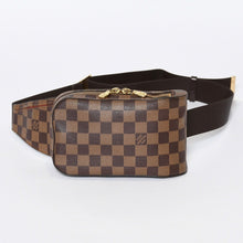 Load image into Gallery viewer, 極美品 LOUIS VUITTON ルイヴィトン ジェロニモス ウエストバッグ ボディバッグ N51994 ダミエ ブラウン 中古 4b013366