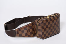 Load image into Gallery viewer, 極美品 LOUIS VUITTON ルイヴィトン ジェロニモス ウエストバッグ ボディバッグ N51994 ダミエ ブラウン 中古 4b013366