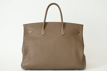 Load image into Gallery viewer, 極美品 HERMES エルメス バーキン40 ハンドバッグ トゴ エトゥープ ◻︎L刻印 シルバー金具 中古 4b013423