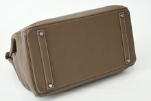 Load image into Gallery viewer, 極美品 HERMES エルメス バーキン40 ハンドバッグ トゴ エトゥープ ◻︎L刻印 シルバー金具 中古 4b013423