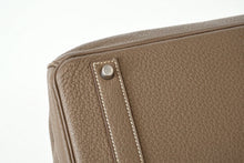 Load image into Gallery viewer, 極美品 HERMES エルメス バーキン40 ハンドバッグ トゴ エトゥープ ◻︎L刻印 シルバー金具 中古 4b013423
