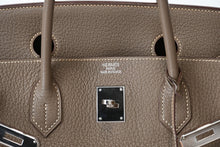 Load image into Gallery viewer, 極美品 HERMES エルメス バーキン40 ハンドバッグ トゴ エトゥープ ◻︎L刻印 シルバー金具 中古 4b013423