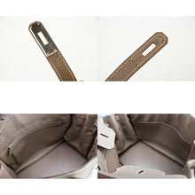 Load image into Gallery viewer, 極美品 HERMES エルメス バーキン40 ハンドバッグ トゴ エトゥープ ◻︎L刻印 シルバー金具 中古 4b013423