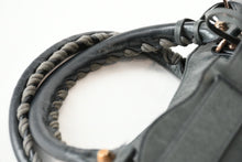 画像をギャラリービューアに読み込む, BALENCIAGA バレンシアガ ザ ファースト ハンドバッグ ショルダーバッグ グリーン ネイビー レザー 240577 美品 中古 4b013188