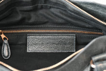 画像をギャラリービューアに読み込む, BALENCIAGA バレンシアガ ザ ファースト ハンドバッグ ショルダーバッグ グリーン ネイビー レザー 240577 美品 中古 4b013188