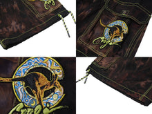 Load image into Gallery viewer, COOGI クージー バギーカーゴショーツ サイズ42 コットン ブラック ブリーチ加工 マルチカラー サイズ42 美品 中古 4b001342