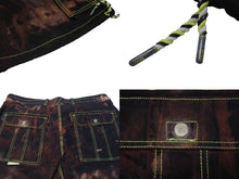 Load image into Gallery viewer, COOGI クージー バギーカーゴショーツ サイズ42 コットン ブラック ブリーチ加工 マルチカラー サイズ42 美品 中古 4b001342