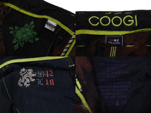 Load image into Gallery viewer, COOGI クージー バギーカーゴショーツ サイズ42 コットン ブラック ブリーチ加工 マルチカラー サイズ42 美品 中古 4b001342