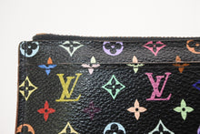 画像をギャラリービューアに読み込む, LOUIS VUITTON ルイヴィトン ポシェット クレ コインケース M93735 モノグラム マルチカラー PVC レザー ゴールド金具 美品 中古 4b013432