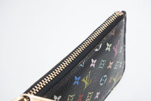 画像をギャラリービューアに読み込む, LOUIS VUITTON ルイヴィトン ポシェット クレ コインケース M93735 モノグラム マルチカラー PVC レザー ゴールド金具 美品 中古 4b013432