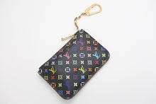 画像をギャラリービューアに読み込む, LOUIS VUITTON ルイヴィトン ポシェット クレ コインケース M93735 モノグラム マルチカラー PVC レザー ゴールド金具 美品 中古 4b013432