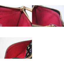 画像をギャラリービューアに読み込む, LOUIS VUITTON ルイヴィトン ポシェット クレ コインケース M93735 モノグラム マルチカラー PVC レザー ゴールド金具 美品 中古 4b013432