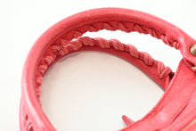 画像をギャラリービューアに読み込む, BALENCIAGA Giant City バレンシアガ ジャイアント シティ 2WAYバッグ 281770 レザー ピンク ゴールド金具 美品 中古 4b013414